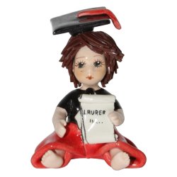 Фарфоровая статуэтка Выпускник