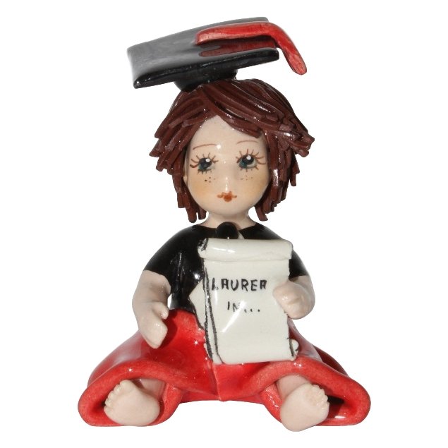 Фарфоровая статуэтка Выпускник