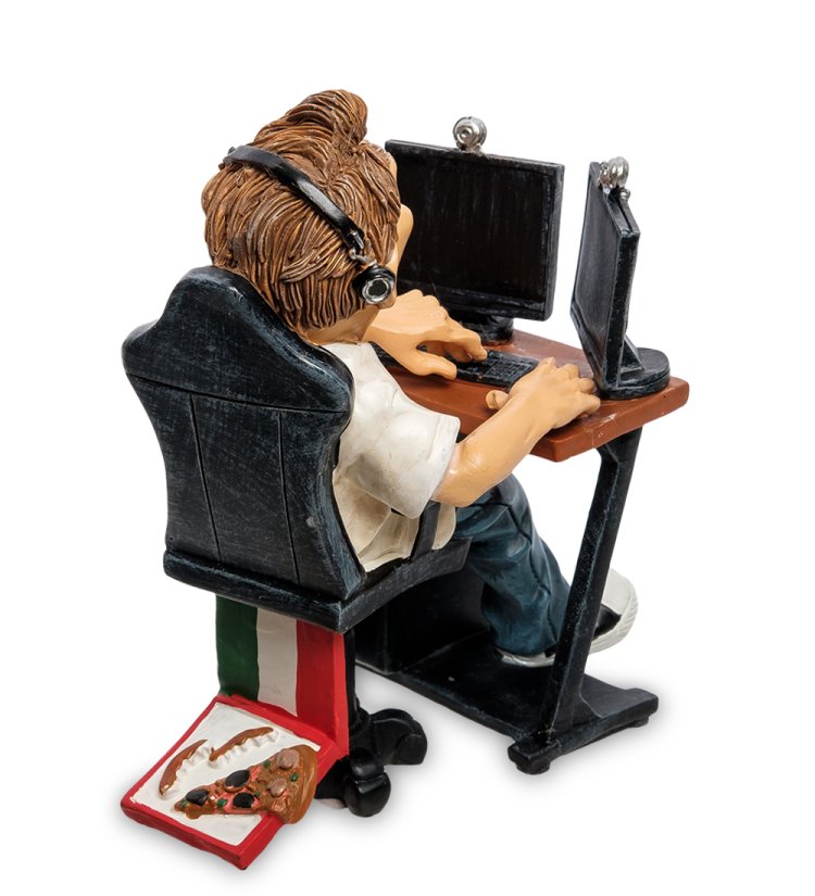 Статуэтка Хакер The Comical World of Stratford RV-727, оборотная сторона