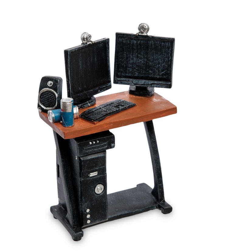 Статуэтка Хакер The Comical World of Stratford RV-727, портретный вид стола