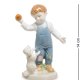 Статуэтка из фарфора Мальчик с щенком Valerio Sole VS-312
