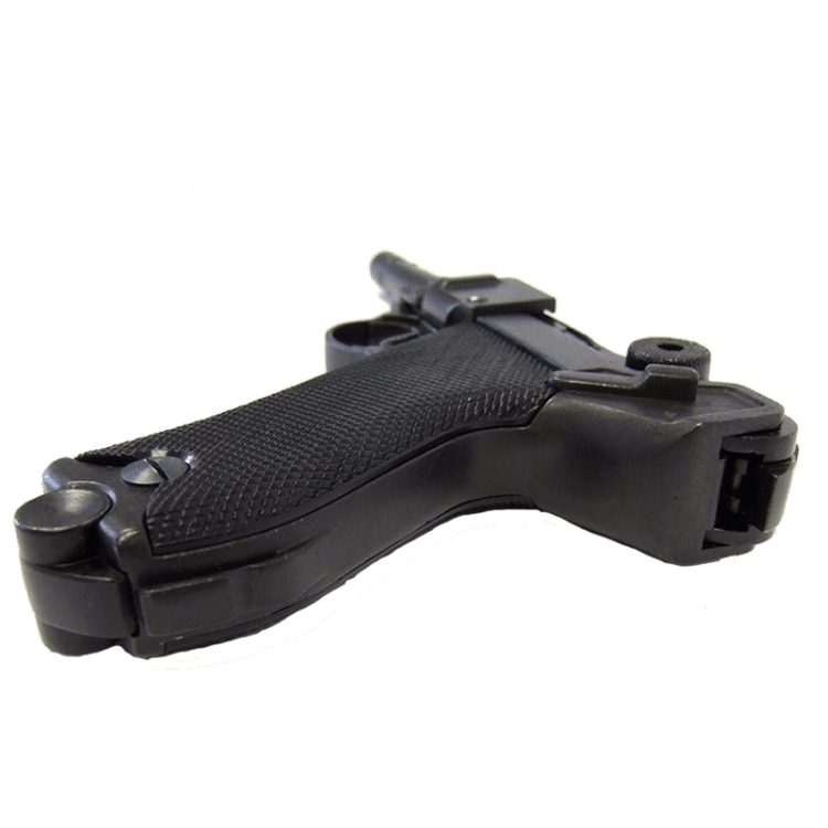 Макет Пистолета Parabellum Luger P08 Denix 1143, фотография сзади