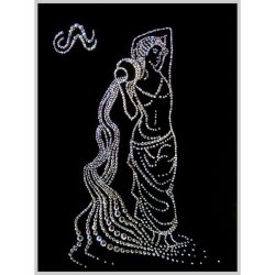 Картина Водолей 09 c кристаллами Swarovski