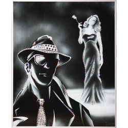 Картина Интрига c кристаллами Swarovski