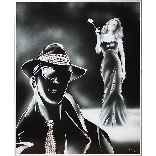 Картина Интрига c кристаллами Swarovski