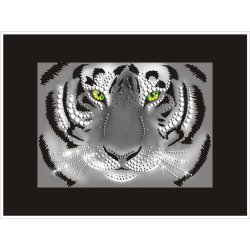 Картина Сила и власть c кристаллами Swarovski