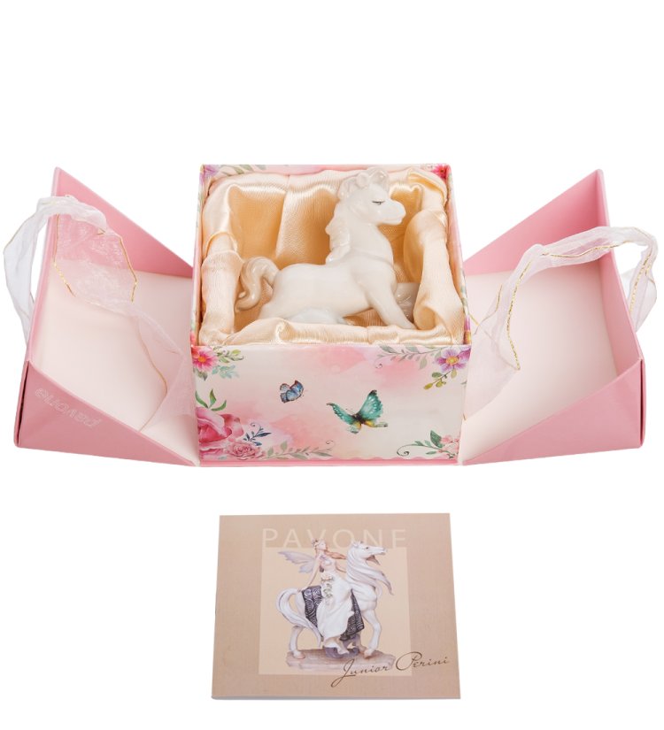 Статуэтка из фарфора Лошадь - Небесная Грация Pavone JP-61/ 2, упаковочный вид