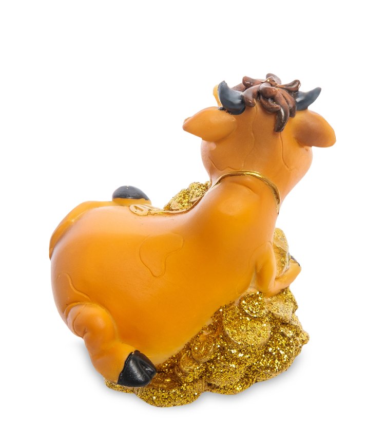 Статуэтка Бык символ 2021 года - знак зодиака Дева AF-1013/ 9 фотография со спины