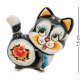Магнит Кот Фантик Цветная гжель ГЛ-525