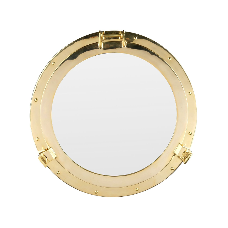 Зеркало Золотой Иллюминатор корабля, диаметр 38 см