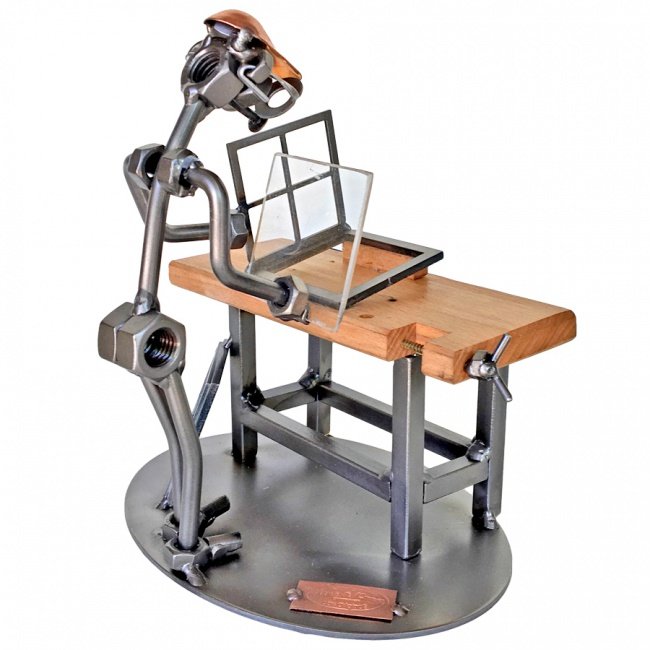 Фигурка из металла Сборщик окон 415 Hinz & Kunst