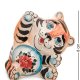 Фигурка Игривый Тигренок Цветная гжель ГЛ- 43