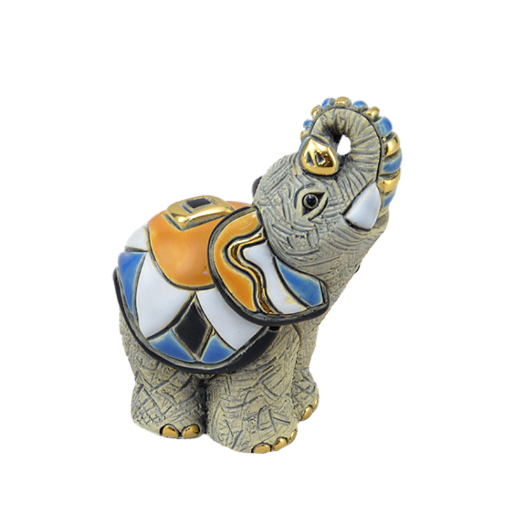 Статуэтка керамическая Азиатский слоненок De Rosa DR-F-357