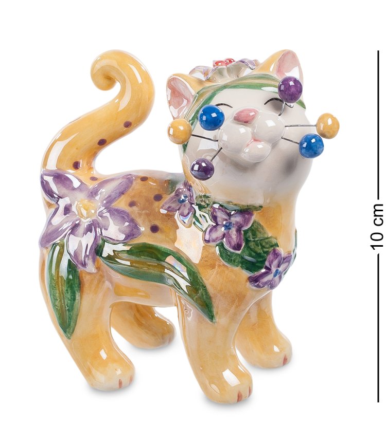 Статуэтка из керамики Кот Флауэр Pavone CMS-31/ 6