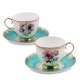 Чайный набор на 2 персоны из фарфора Цветок Неаполя Pavone JK- 23