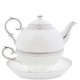 Чайная пара с чайником из фарфора Венецианская Классика Pavone JK-110