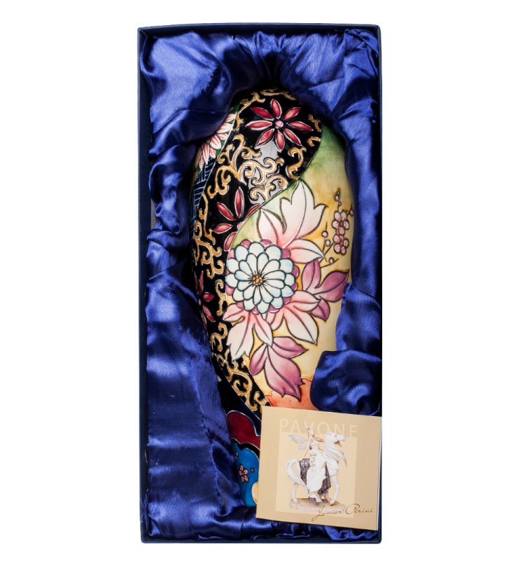 Ваза для цветов из фарфора Цветущие цветы Pavone JP-24/29, фотография в упаковке