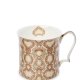Кружка из фарфора Коричневая Рептилия Safari Ravenna Pavone JK-248