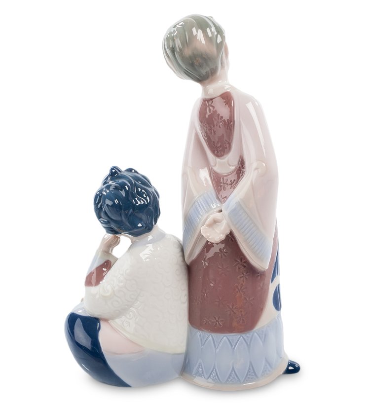 Фигурка из фарфора Знак зодиака Близнецы Pavone JP-25/ 6, фотография со спины