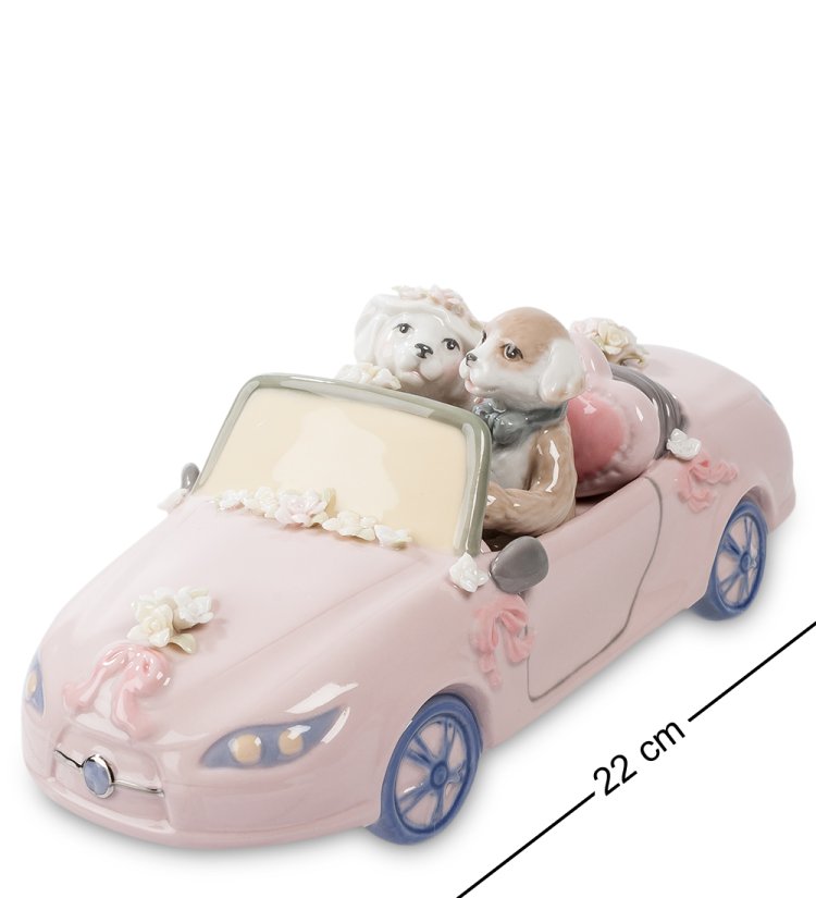 Музыкальная статуэтка из керамики Свадебная пара Pavone CMS-15/43