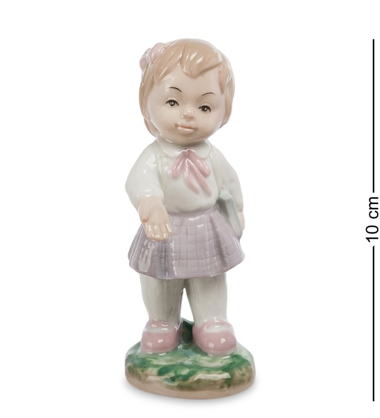 Фарфоровая фигурка Девочка школьница Pavone JP-45/ 2