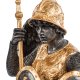 Статуэтка Святой Архангел Михаил с щитом Veronese WS-635, портретный вид