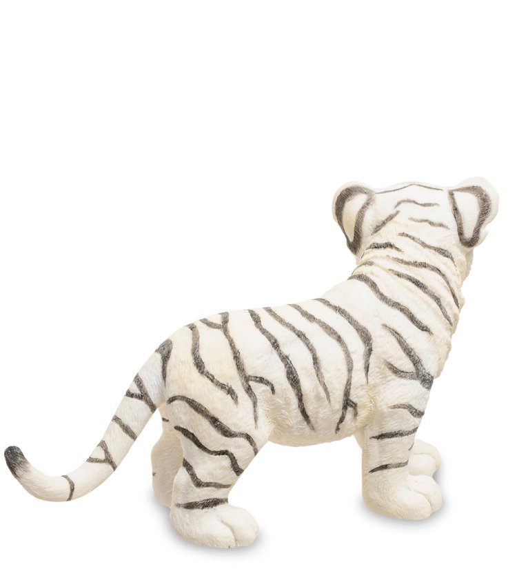 Статуэтка Белый тигренок Veronese WS-778, оборотная сторона