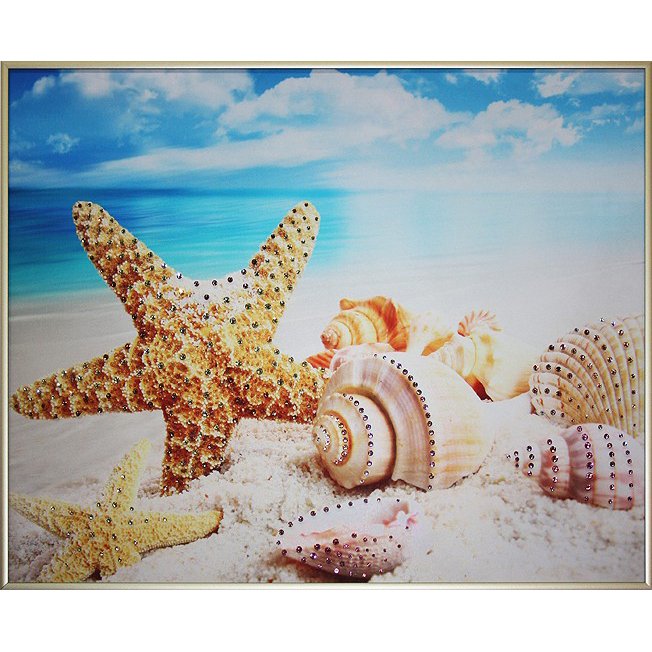 Картина Композиция Время отдыхать c кристаллами Swarovski