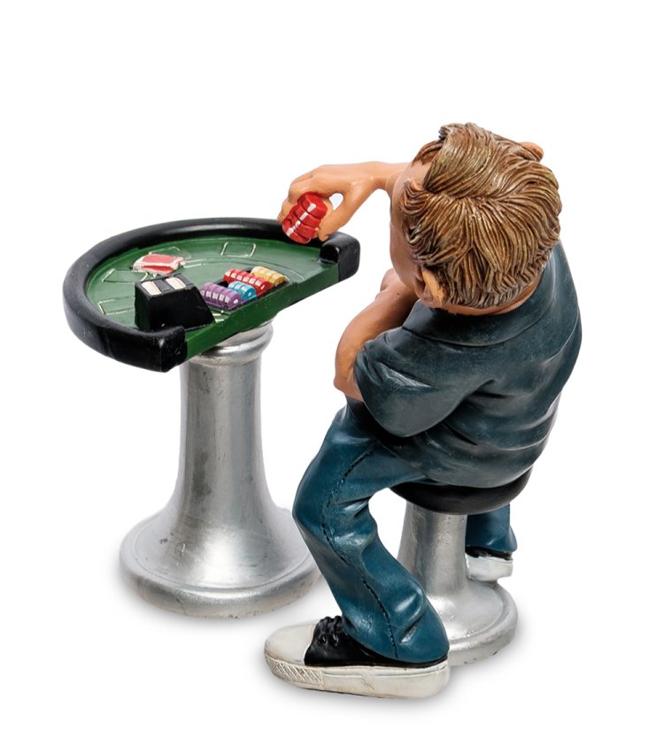 Статуэтка Игрок The Comical World of Stratford RV-728, оборотная сторона