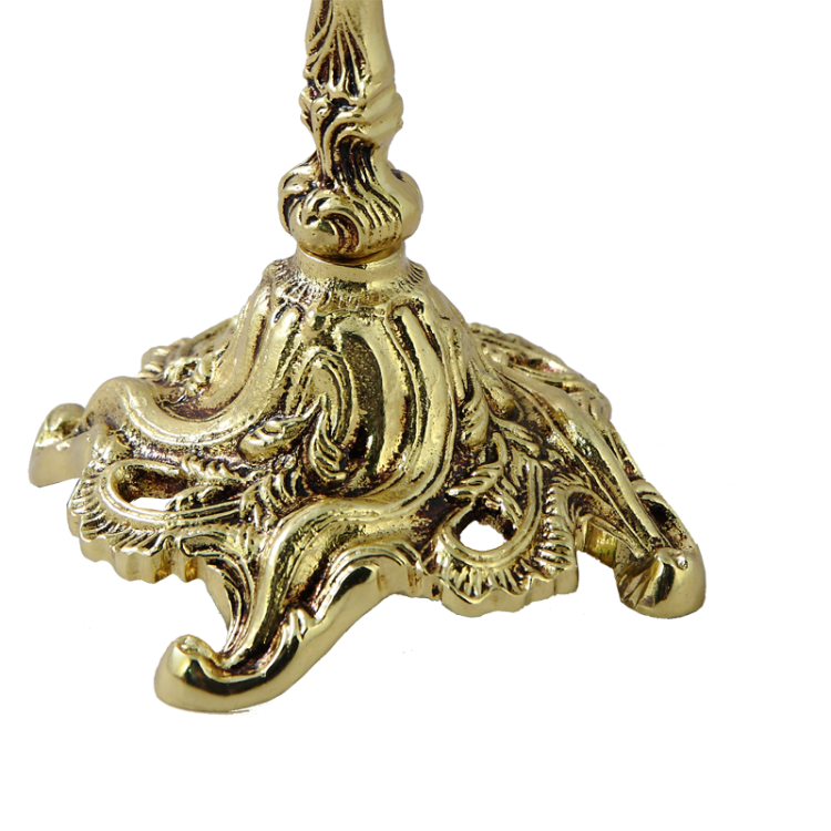 Канделябр на 3 свечи из бронзы Трес Велло Bello De Bronze BP-00619, фотография крупным планом 3