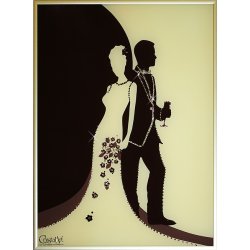 Картина Cчастливый момент 2 c кристаллами Swarovski