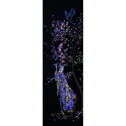 Картина Японское панно c кристаллами Swarovski