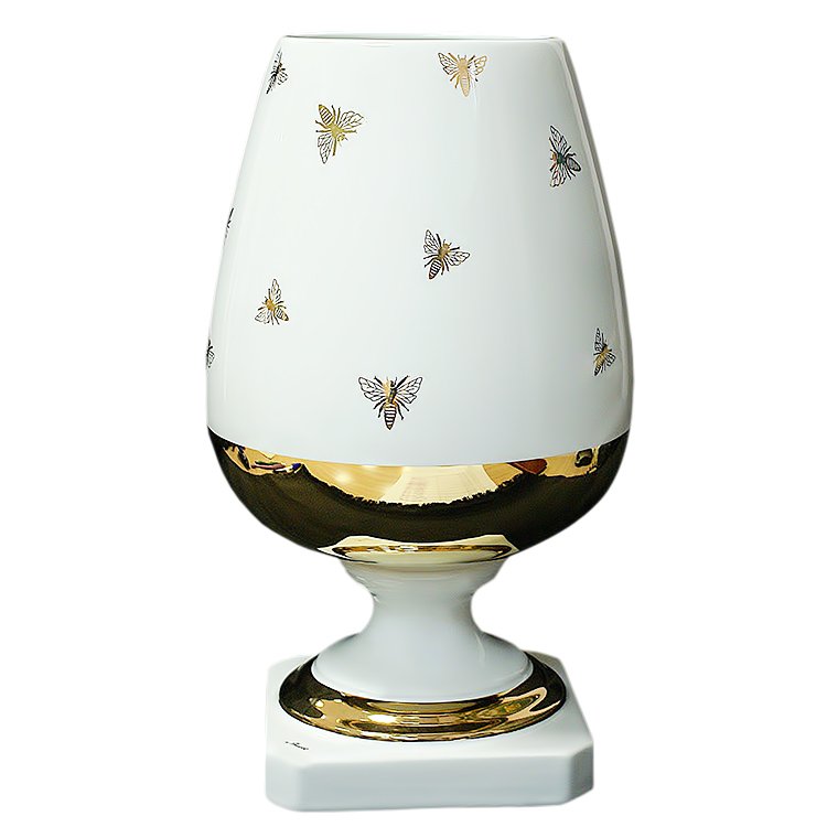 Ваза для цветов с золотым декором Ahura 1370/C1/FUS2