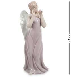 Статуэтка из фарфора Девушка Ангел с маленькой бабочкой