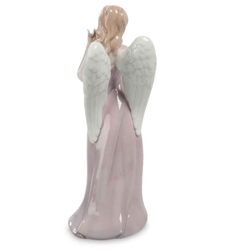 Статуэтка из фарфора Девушка Ангел с маленькой бабочкой Pavone JP-10/23, оборотная сторона