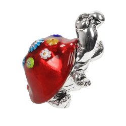 Статуэтка Черепашка - скромняшка красная