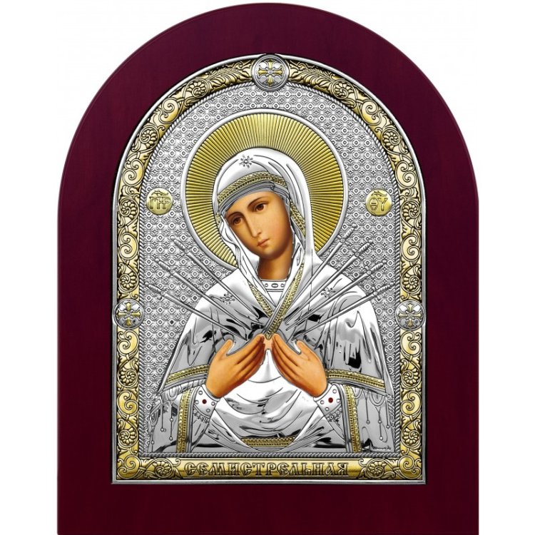 Семистрельная Икона Божией Матери, Размер: 28х34 см Beltrami 6395/5WO