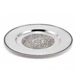 Поднос Узоры круглый без ручек коллекция Sheffield