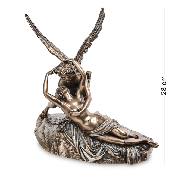 Статуэтка Амур и Психея - Антонио Канова Veronese WS-1134, вид профиль