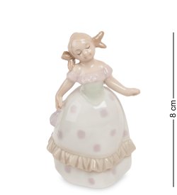 Статуэтка из фарфора Юная леди в пышном платье