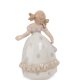 Статуэтка из фарфора Юная леди в пышном платье Pavone JP-29/45, фотография со спины
