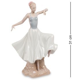 Статуэтка из фарфора Балерина с поднятой ногой