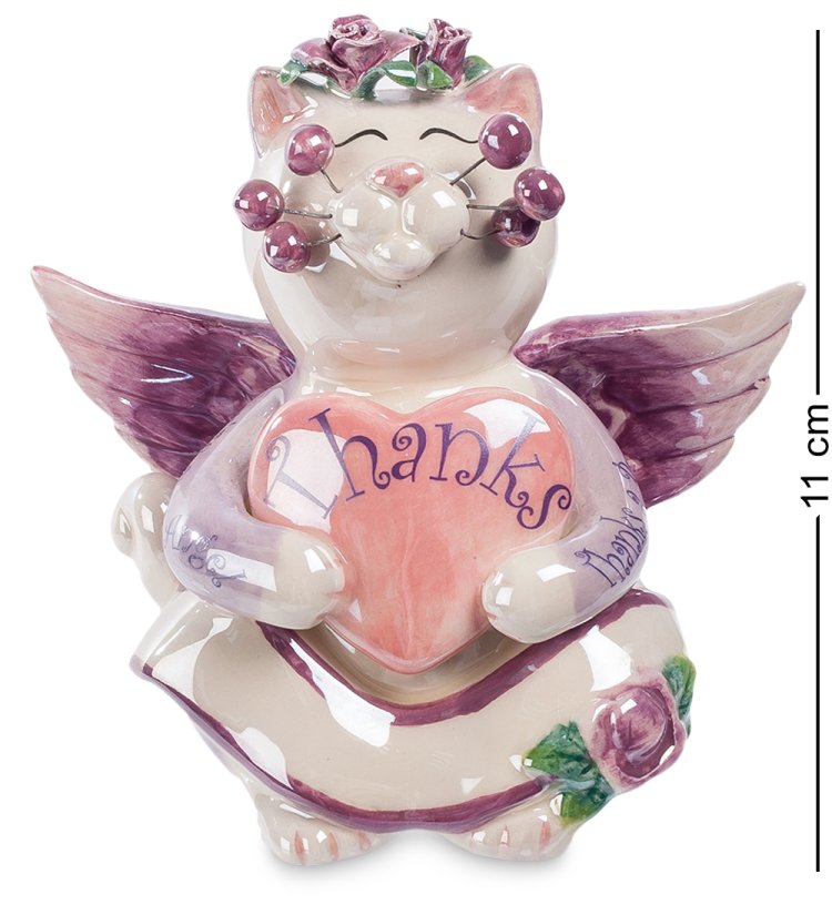 Статуэтка из керамики Кот Ангел Анджело Pavone CMS-31/ 7