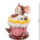 Статуэтка из керамики Мышка в кексе Pavone CMS-52/ 7