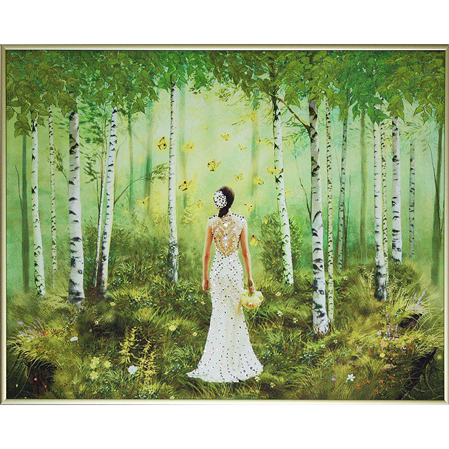 Картина Краски Лета c кристаллами Swarovski