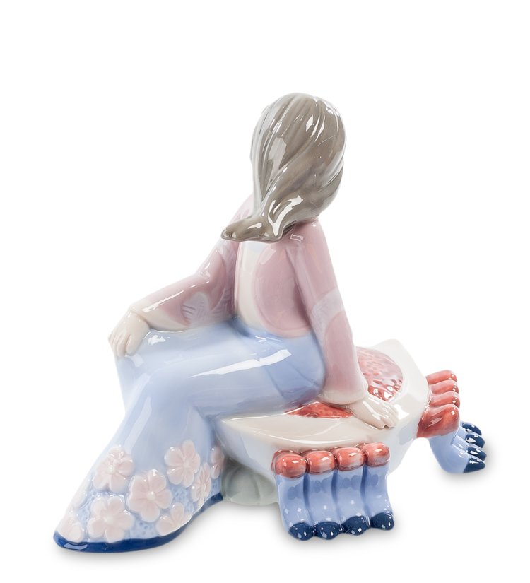 Фигурка из фарфора Знак зодиака Рак Pavone JP-25/ 7, фотография со спины