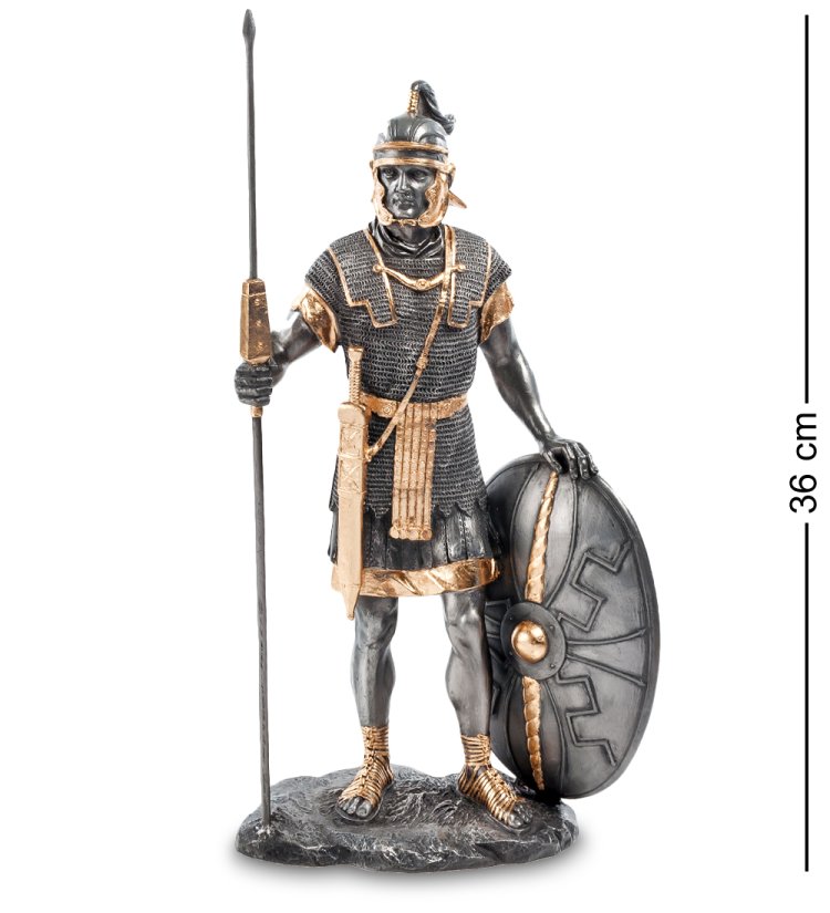 Статуэтка Римский воин с позолотом Veronese WS-477