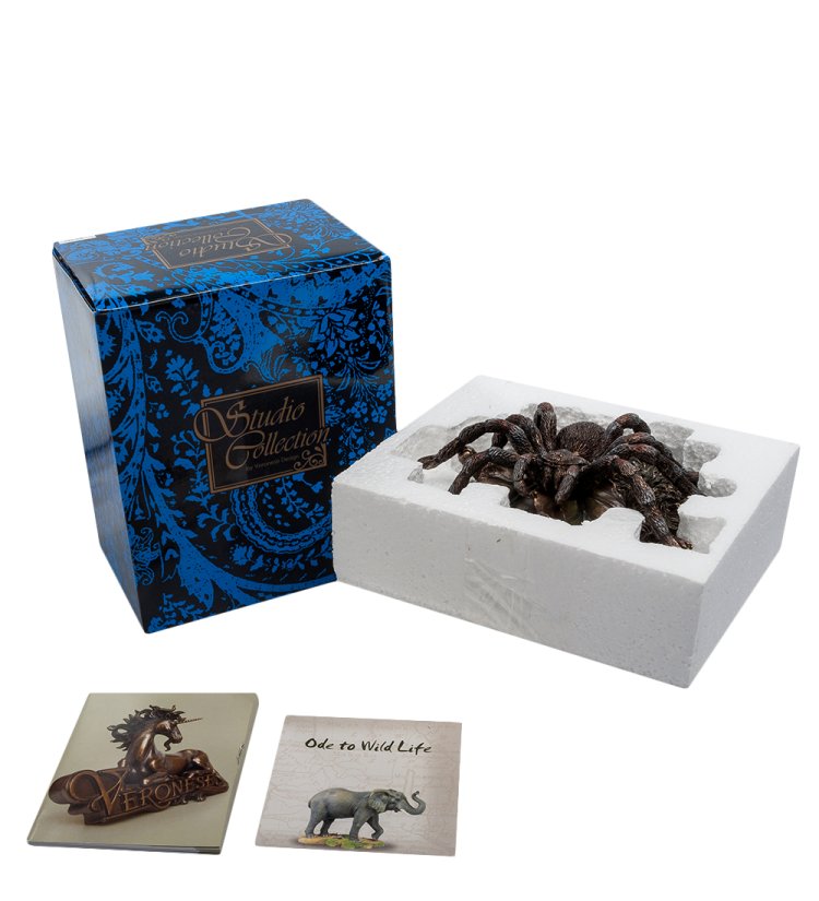 Статуэтка Паук Тарантул Veronese WS-780, упаковочный вид