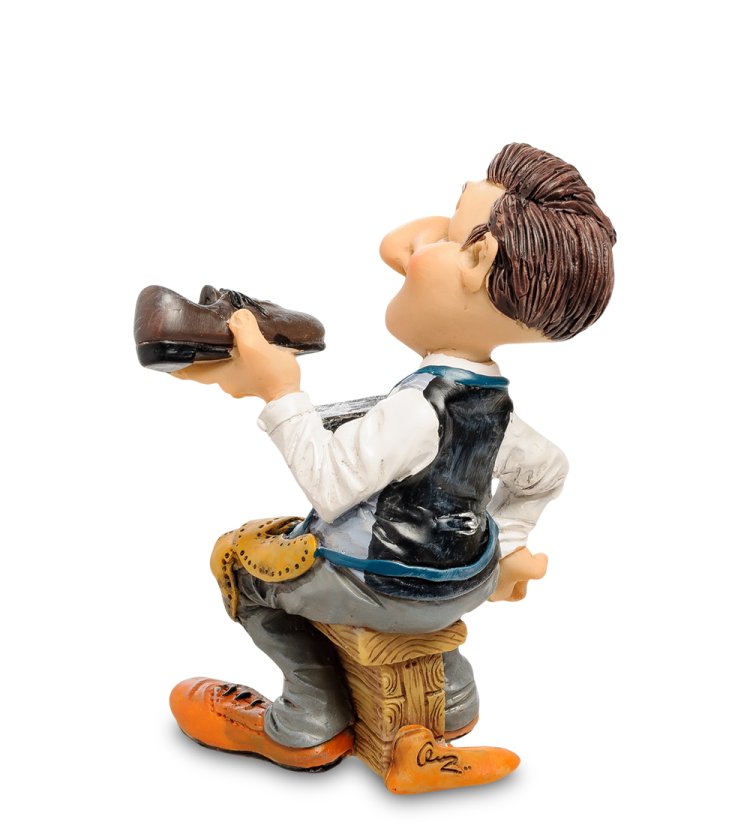 Статуэтка Сапожник The Comical World of Stratford RV-941, оборотная сторона