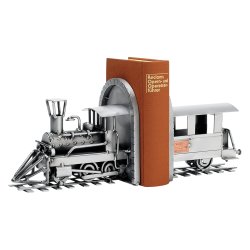 Держатель для книг Паровоз - Фигурка из металла